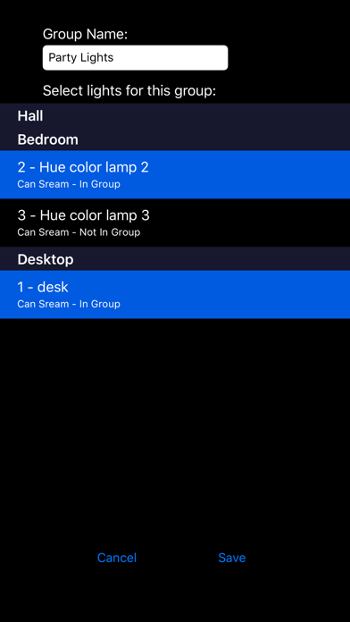 Lights and Music (HUE Lights) screenshot 2