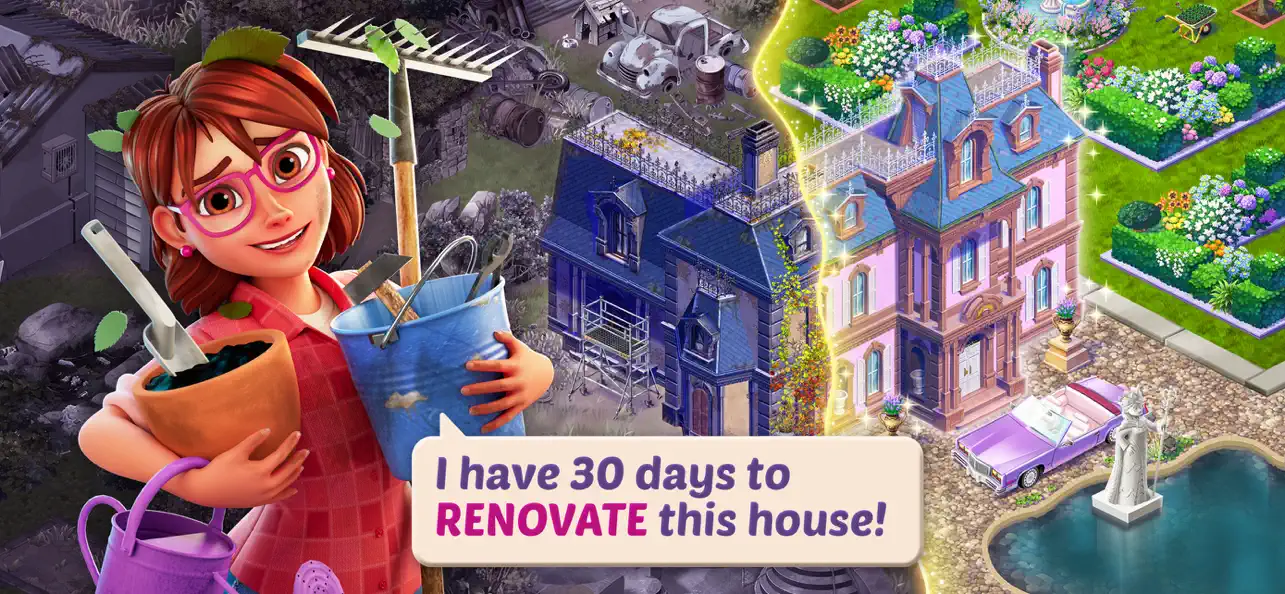 Lily’s Garden: Match & Design screenshot 3