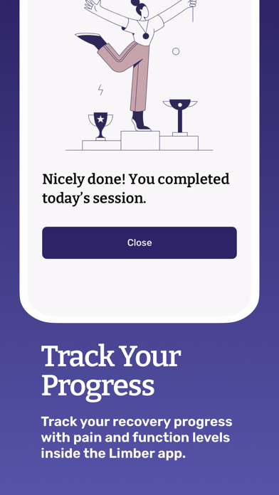 Limber Health Home Exercise screenshot 1