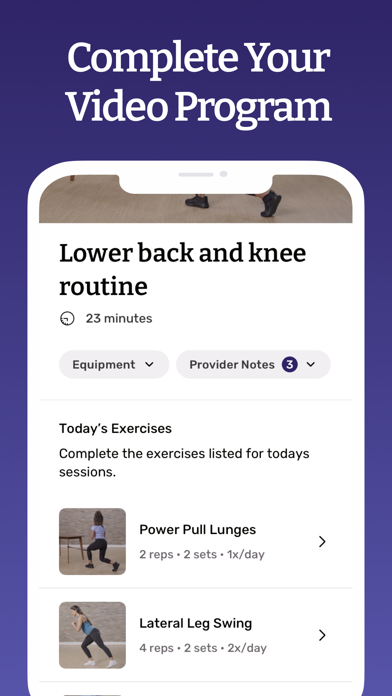 Limber Health Home Exercise screenshot 2
