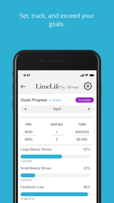 LimeLife Goals App for BGs screenshot 2
