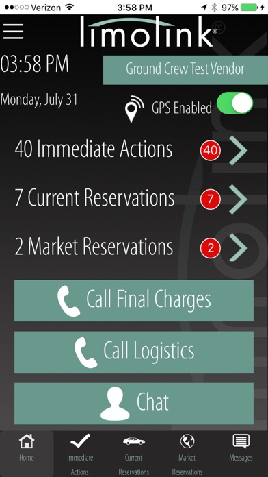LimoLink Chauffeur App screenshot 3
