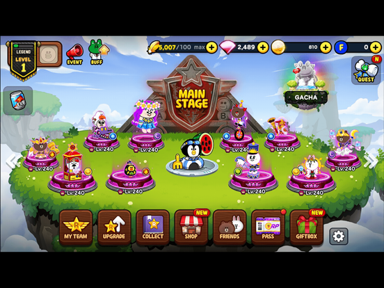 LINE Rangers: Brown-Cony Wars! screenshot 4