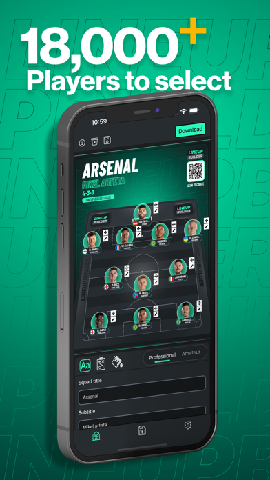 Lineup builder screenshot 4