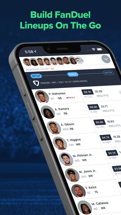 LineupHQ FanDuel DFS Optimizer screenshot 7