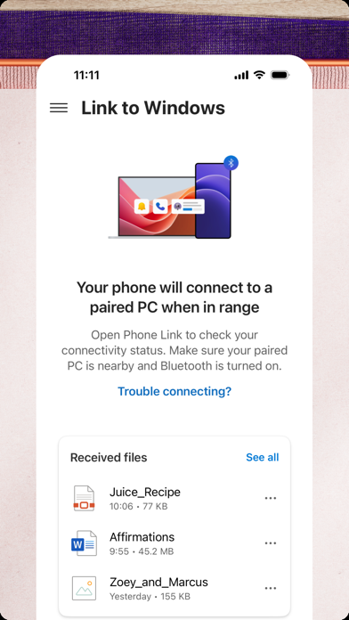 Link to Windows screenshot 2