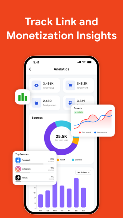 Linkbio - Link in Bio Builder screenshot 2