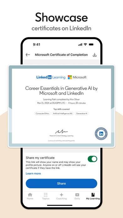 LinkedIn Learning screenshot 1