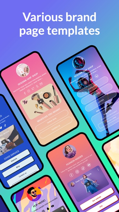 Linkfly: Link Bio Landing Page screenshot 4