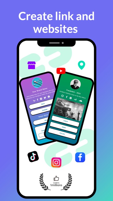 Linkfly: Link Bio Landing Page screenshot 5