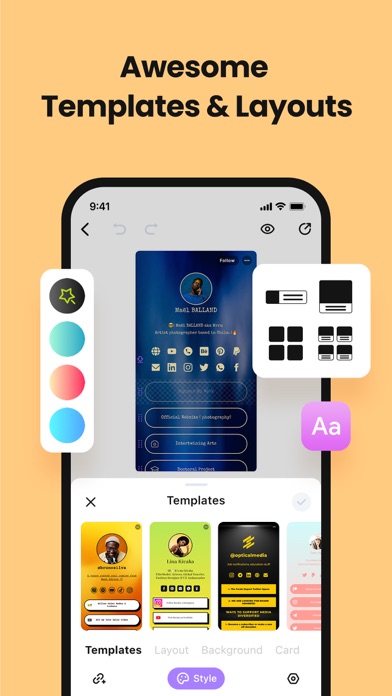 Linkr: Link in Bio for Creator screenshot 4