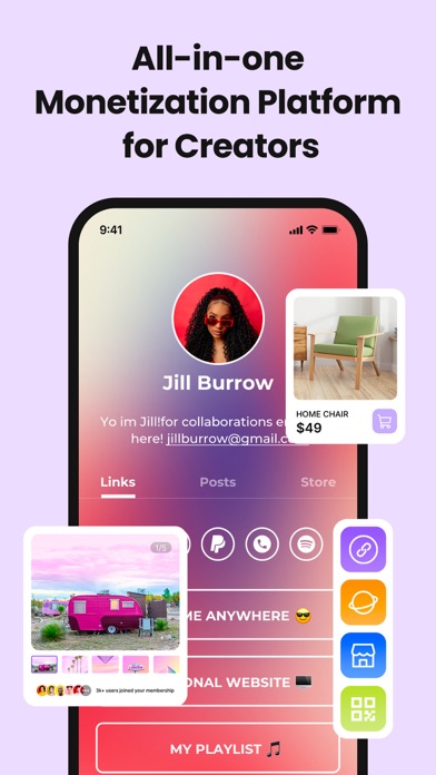 Linkr: Link in Bio for Creator screenshot 8