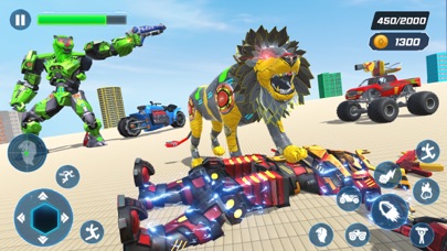 Lion Robot Superhero Battle screenshot 4