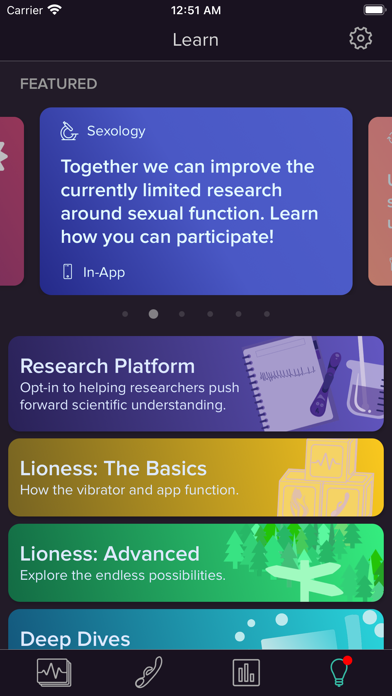Lioness: Sexual Health Tracker screenshot 2