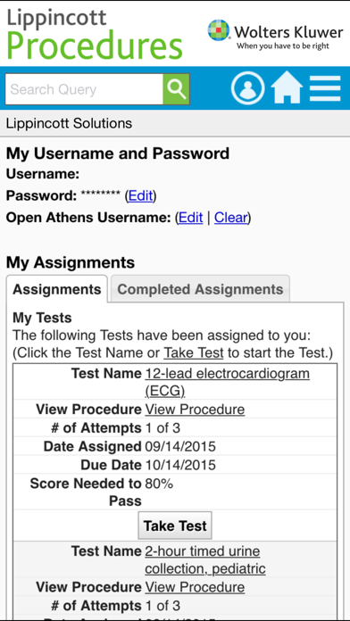 Lippincott Procedures screenshot 3
