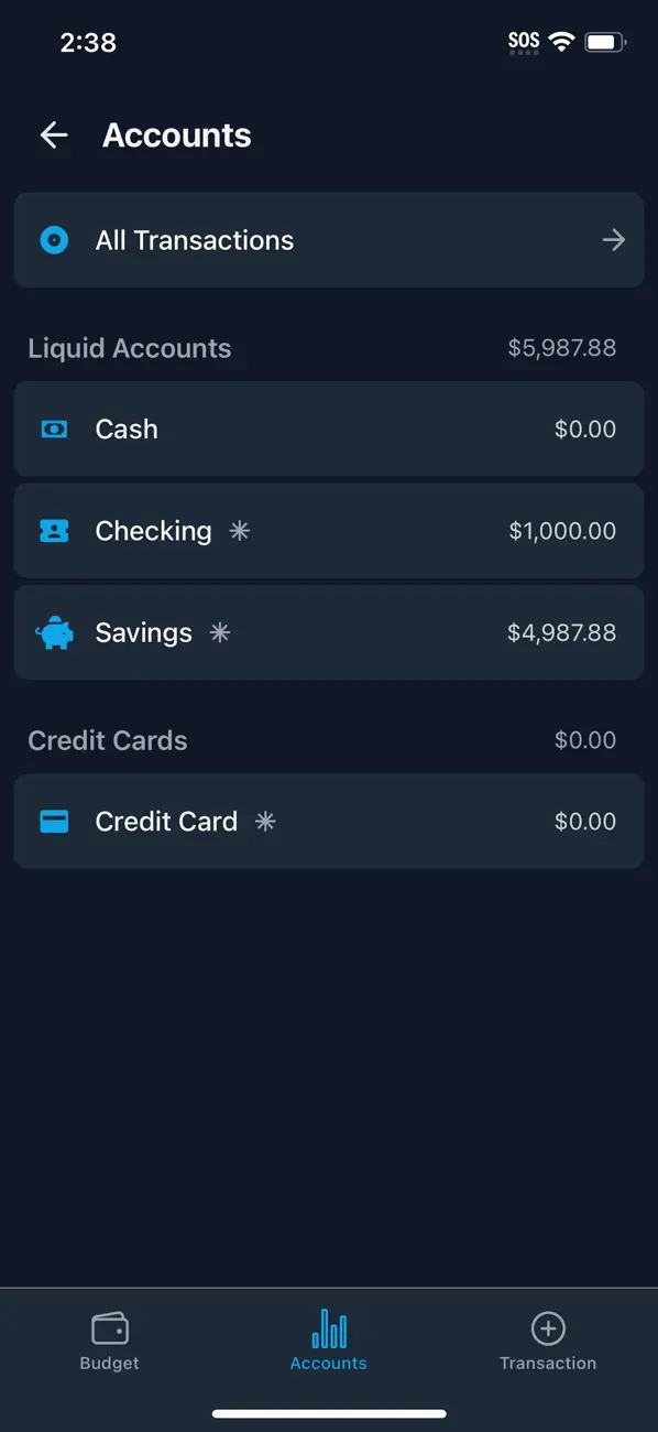 Liquid Budget screenshot 3