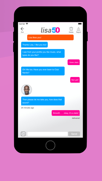 Lisa50 - Over 50 Dating App screenshot 1
