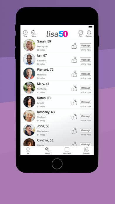 Lisa50 - Over 50 Dating App screenshot 3