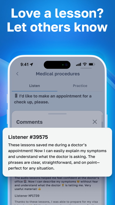 Lisn Learn Speak English Audio screenshot 1