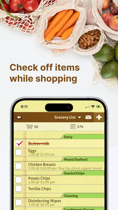 List Ease: Shared Grocery List screenshot 1