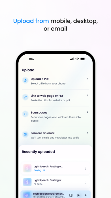 Listening: Text to Speech screenshot 2