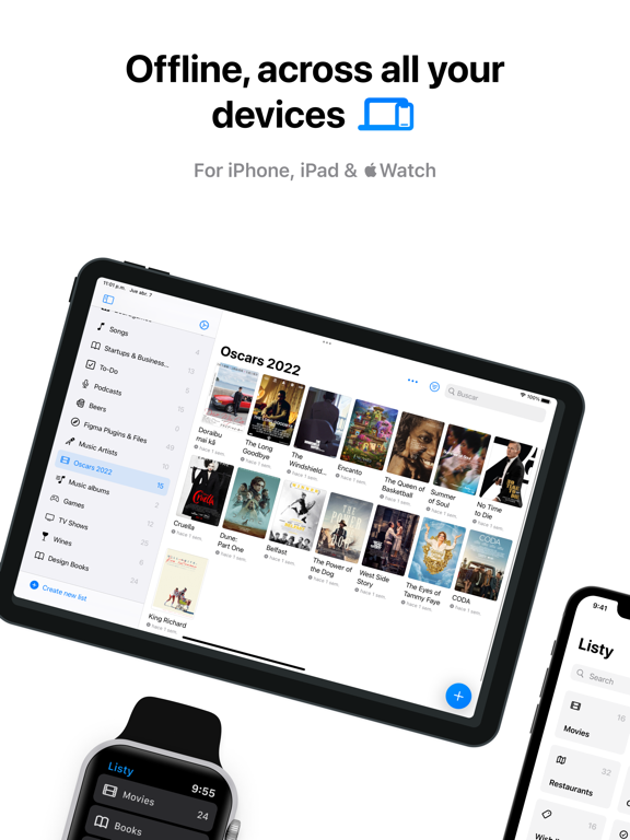 Listy · Watchlist & Tracker screenshot 2
