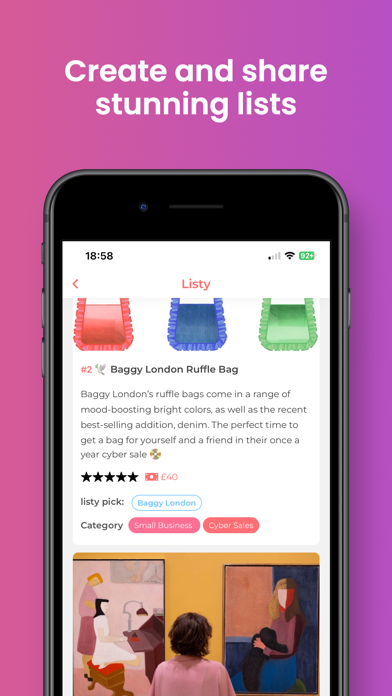 Listy - Your world listed screenshot 3