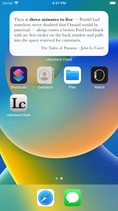 Literature Clock screenshot 2