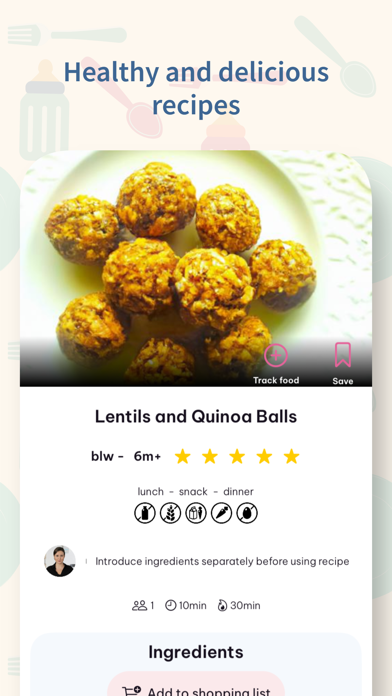 Little Foodie: Start Solids screenshot 2