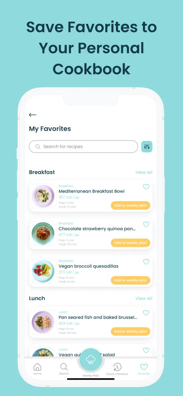 Little Lunches - Meal Planning screenshot 2