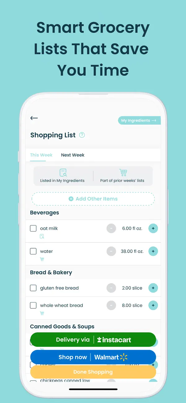 Little Lunches - Meal Planning screenshot 3