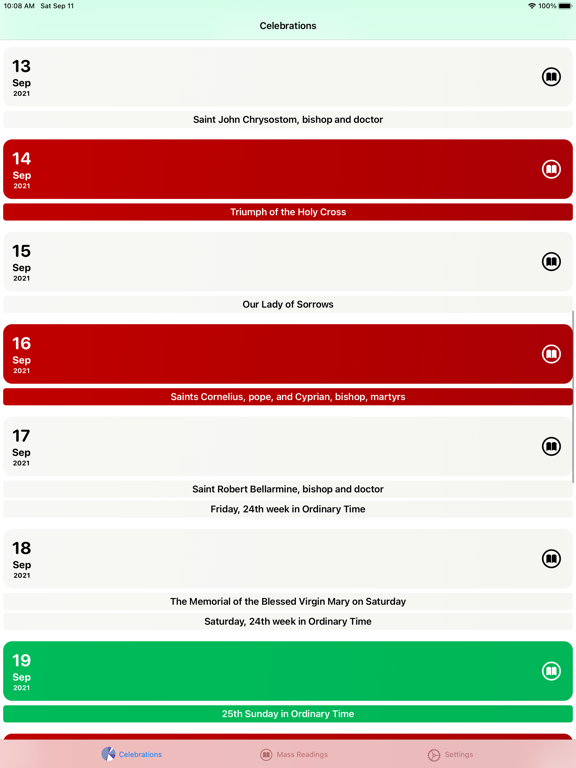 Liturgical: Catholic Calendar screenshot 3