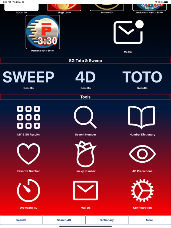 Live 4D Results Toto 4D screenshot 6
