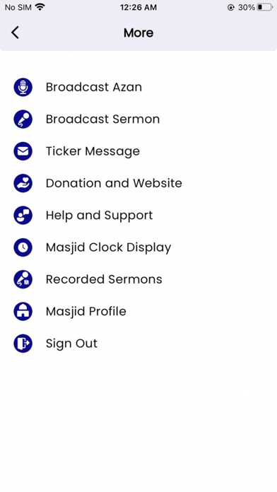 Live Mosque Imam (Admin) screenshot 6