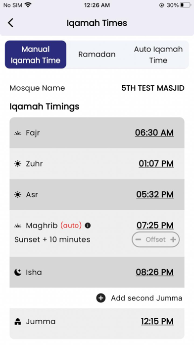 Live Mosque Imam (Admin) screenshot 4