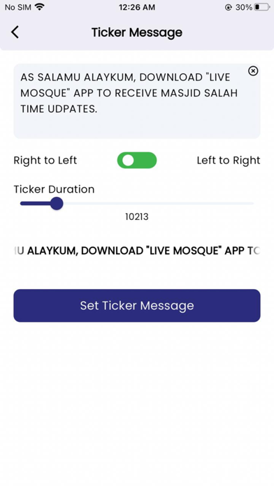 Live Mosque Imam (Admin) screenshot 1