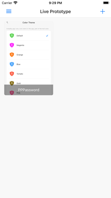 Live Prototype screenshot 5