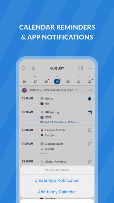 Live Soccer TV: Scores & Stats screenshot 1