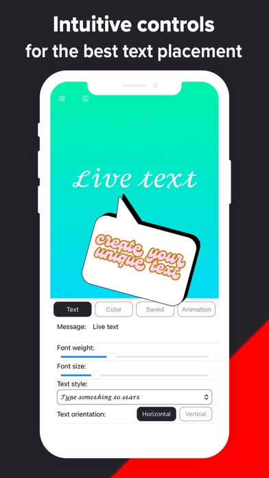Live text - Text flasher screenshot 4