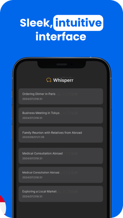 Live Voice Translator Whisperr screenshot 2