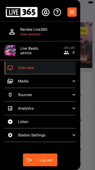 Live365 Broadcaster screenshot 1