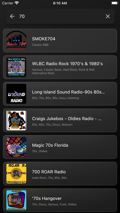Live365 Radio - Music & Talk screenshot 3