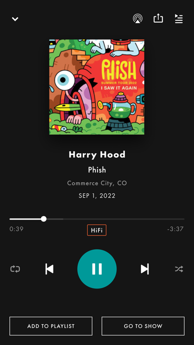 LivePhish screenshot 6