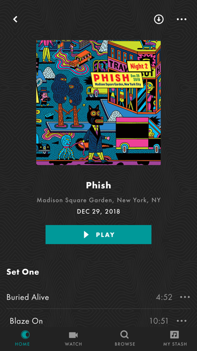 LivePhish screenshot 5