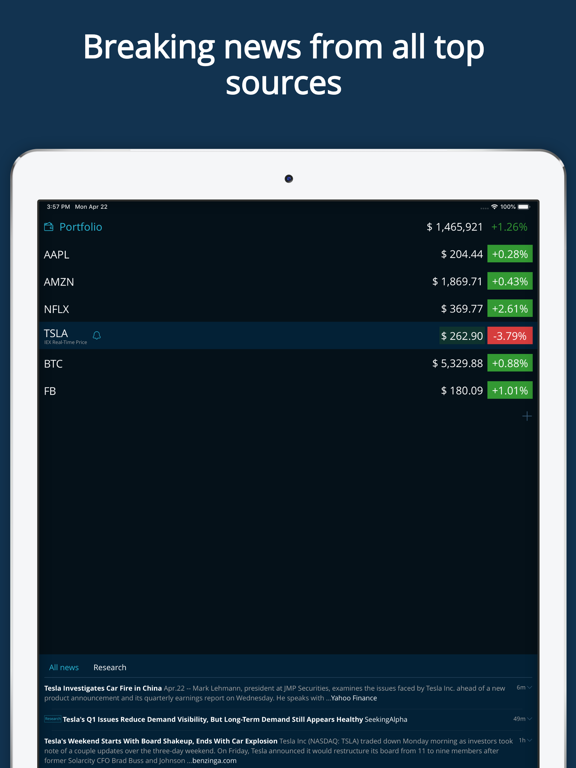 LiveQuote Stock Market Tracker screenshot 7