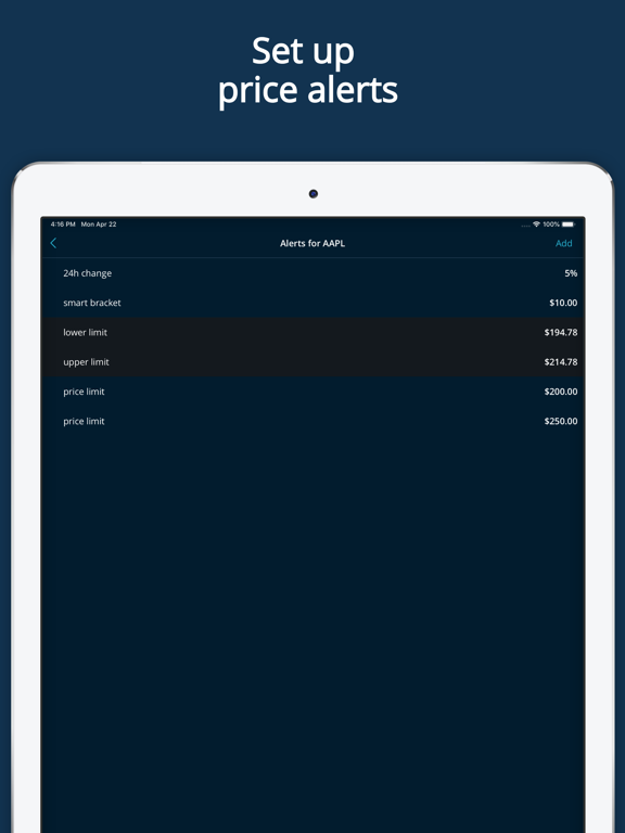 LiveQuote Stock Market Tracker screenshot 3