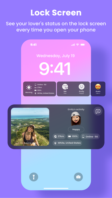 LiveStatus - App for couples screenshot 4