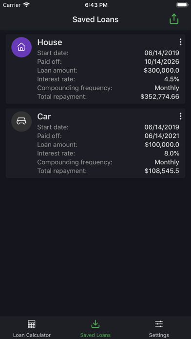 Loan calculator: Installment screenshot 2