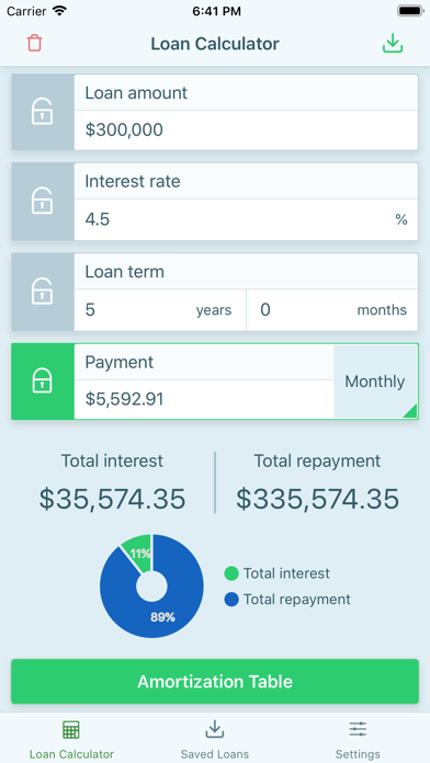 Loan calculator: Installment screenshot 5