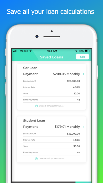 Loan Calculator Professional screenshot 1